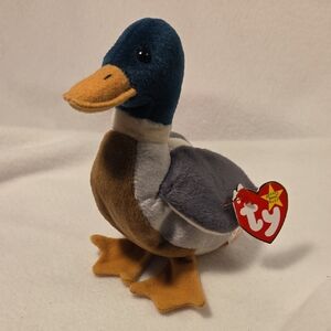 Jake The Mallard Duck Ty Beanie Babies Vintage 1998 Collectible